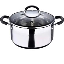 Каструля MasterPro Foodies collection BGMP-1502-BK з кришкою 24 см 5 л (00000025282): Тип Традиционная