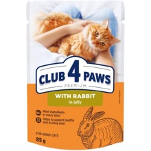 Влажный корм для котов Club 4 Paws Premium С кроликом в желе 85 г (4820215369008): Тип Влажный корм