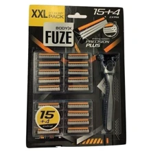 Body-X Fuze Станок для бритья 15 + 4 запаска (KSM15749): Вид Бритвенные станки