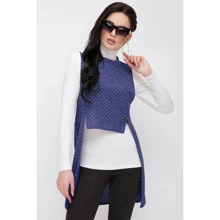 Жилет FashionUp KD-1616C-42 42 синій: Склад акрил, бавовна