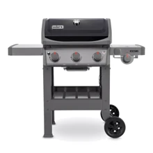 Газовый гриль Weber Spirit II E-320 GBS, черная крышка 45012175: Размер 132x66x113 см