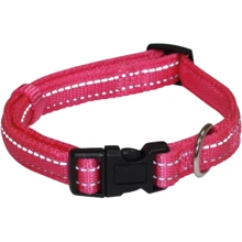 Ошейник для собак Croci Soft Reflective светоотражающий 30-45х1.5 см розовый (C5079862): Производитель Croci