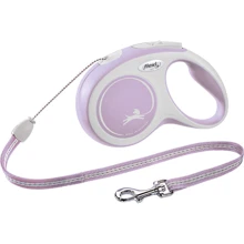 Поводок-рулетка Flexi New Comfort S до 12 кг 8 м бузковий (4000498043004): Тип шнура трос