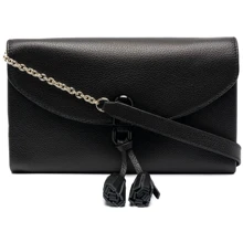 Жіноча сумка через плече Furla +1927 Mini Shoulder Bag W / Tassel чорна (WE00022): Стать жіночий