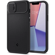 Чехол для iPhone Spigen Optik Armor MagFit Black (ACS05070) for iPhone 14: Цвет черный