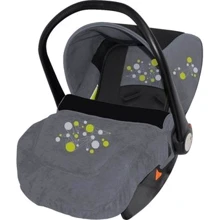 Автокрісло Bertoni Lifesaver (Grey / Black Circles): Група 0 + (до 13 кг), автокрісло-переноска