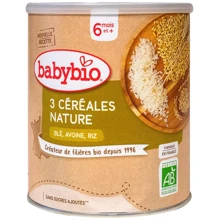 Каша органическая злаковая BabyBio c пшеницей овсом и рисом 220 г (3288131500188): Тип Каши безмолочные