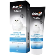 Фитопаста AnimAll VetLine Beauty Hair&Skin для улучшения качества шерсти у кошек 100 г (150564): Вид Паста