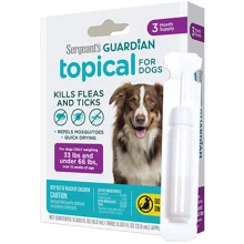 Капли от блох, клещей, комаров для собак Sergeant’s Guardian Dogs от 15-30 кг 3х3 мл (58426). Цена за 1 пипетку. Продажа упаковкой/3 пипетки.: Тип Капли