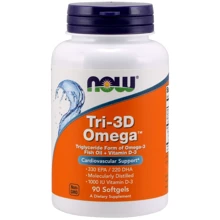 NOW Foods TRI-3D OMEGA 90 SGELS Три-3D Омега: Тип Омега 3