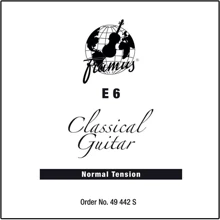 Струна для гитар Струна FRAMUS 49443S Classic Guitar Normal Tension - 6th: Тип Струна