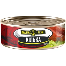 Кілька Baltic Fish обсмажена в томатному соусі 240 г (4751007739351): Вага нетто 240 г