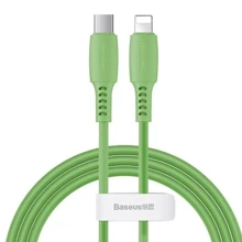 Кабель Baseus Cable USB-C to Lightning Colorful 18W 1.2m Green (CATLDC-06): Тип USB-C - Lightning