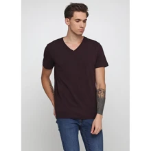 Футболка H & M 2510874 M сливова: Вид футболки