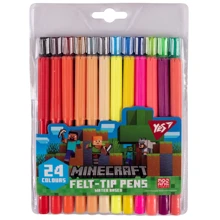 Фломастеры YES Minecraft 24 цвета (650554): Тип На водной основе