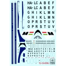 Декаль HAD для самолета Ту-154 Б/Б-2 Malev (HAD144040): Производитель HAD