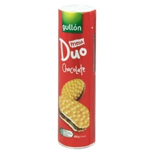Печиво Gullon Mega Duo сендвіч із шоколадним кремом, 500г: Вага нетто 500 г