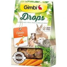 Лакомство GimBi Дропсы с морковью для грызунов 50 г: undefined undefined