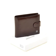 Мужское кожаное портмоне Bretton коричневое (26636 coffee): Пол Мужской