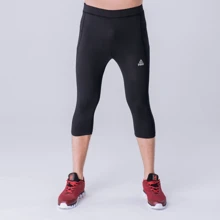 Спортивные капри Peak FW39215-BLA 52 черные: Вид Спортивные капри