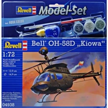Подарунковий набір Revell Багатоцільовий вертоліт Bell OH-58D Kiowa 1:72 (64938): Виробник Revell