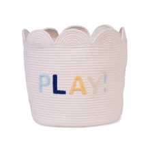 Корзина для игрушек Childhome Flower 35x35x35 см белая (CCBAFL35): Производитель Childhome