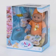 Пупс Baby Love функциональный с аксессуарами (BL 034 E): Производитель Baby Love