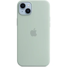 Чохол для iPhone Apple for iPhone 14 Plus Silicone Case with MagSafe Succulent (MPTC3) : Колір зеленый