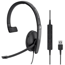 Навушники Sennheiser SC 130 USB Mono (508314): Тип конструкції накладные