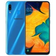 Смартфон Samsung Galaxy A30 3/32 GB Blue Approved Витринный образец: Причина уценки Как новый (витринный образец): смартфон выглядит и функционирует как новый. Смартфон полностью протестирован по программе Approved, все функции работают корректно