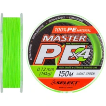 Шнур Select Master PE 150m (салат.) 0.12мм 15кг (1870.01.52): Тип Шнур