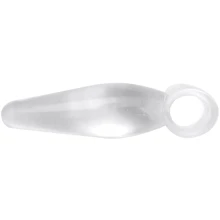 Анальная пробка Bottoms Up Finger Rimmers, малая 6.98x1.9 см, белый: Для кого Унисекс
