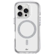 Чехол для iPhone LAUT AERO SPARKLE MagSafe Silver (L_IP24D_AS_SL) for iPhone 16 Pro Max: Цвет серебристый