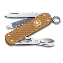 Мультитул Victorinox Classic SD Alox Colors Wet Sand 58мм/5функций/рифленый коричневый (0.6221.255G): Тип мини-мультитул