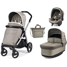 Візок 3 в 1 кремовий Peg-Perego Book Plus Pop Up Cream (PACK03-00000000005): Тип коляски Универсальная коляска (3-в-1)