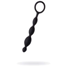 Анальная цепочка Toyfa A-Toys Anal Beads S-Seiz, черная: Для кого Унисекс
