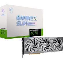 Відеокарта MSI GeForce RTX 4070 GAMING X SLIM WHITE 12G: Обсяг пам'яті, Гб 12