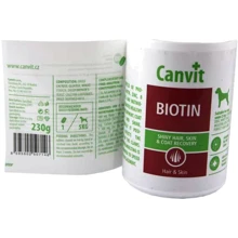 Витаминная добавка Canvit Biotin for dogs для кожи, шерсти и когтей собак малых и средних пород 230 г (can50714): Производитель Canvit