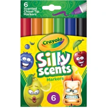 Ароматизовані фломастери (6 шт), Silly Scents, Crayola: Тип змиваються