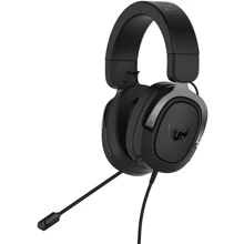 Навушники ASUS TUF Gaming H3 Gun Metal (90YH028G-B1UA00): Тип конструкції накладні
