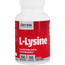 Jarrow Formulas L-Lysine, 500 mg, 100 Capsules (JRW15004): Тип Лизин