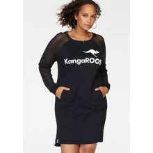 Платье KangaROOS 241999 50-52 черное спортивное до середины бедра: Состав Хлопок