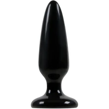Анальная пробка Pleasure Plug Small, 10x3.5 см, черный: Для кого Унисекс