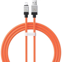 Кабель Baseus USB Cable to Lightning CoolPlay Series 2.4A 1m Orange (CAKW000407): Тип USB Cable - Lightning