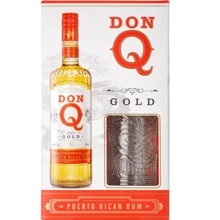 Набор Don Q Gold 0.7 л + бокал (BWW6149): Объем, л 0.7