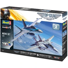 Сборная модель Revell набор Истребители F-14 и F/A-18E из фильма Top Gun ур 4 м 1:72 (RVL-05677): Производитель Revell