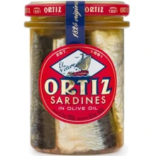 Консервы рыбные Conservas Ortiz Сардина в оливковом масле 190 г (8411320801000): Вес нетто 190 г