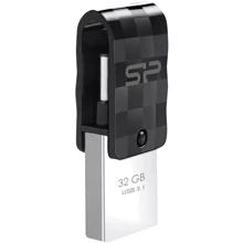 USB-флешка Silicon Power 32GB Mobile C31 USB 3.1/USB Type-C (SP032GBUC3C31V1K): Стандарт USB USB Type-C / USB 3.1
