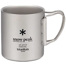 Кухоль Термокухоль Snow Peak MG-051FHR Titanium Double Wall Mug 220 ml (1200.05.60): Виробник Snow Peak