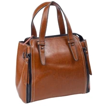 Женская сумка тоут Monsen коричневая (10242-brown): Пол Женский